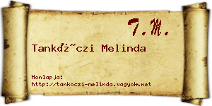 Tankóczi Melinda névjegykártya